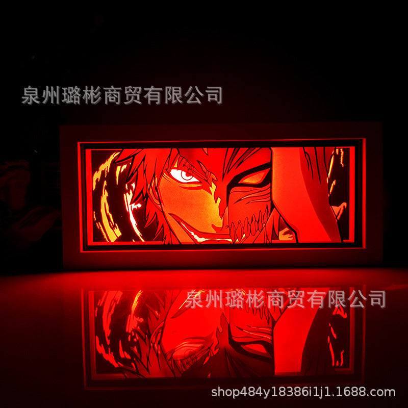 Picture frame anime box lights
