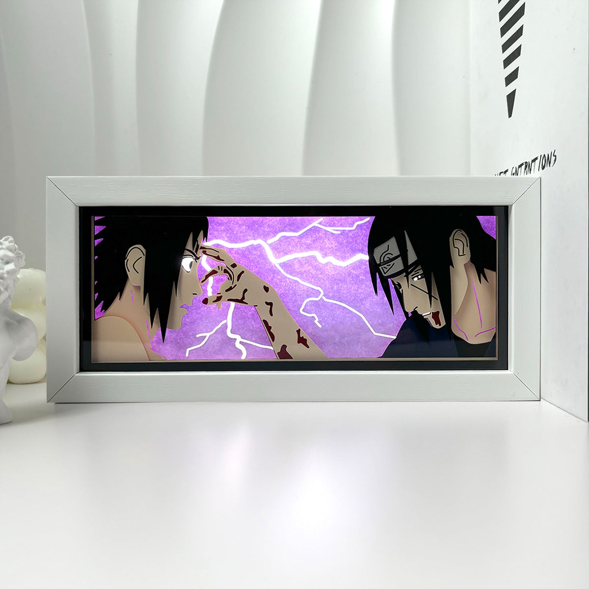 Picture frame anime box lights