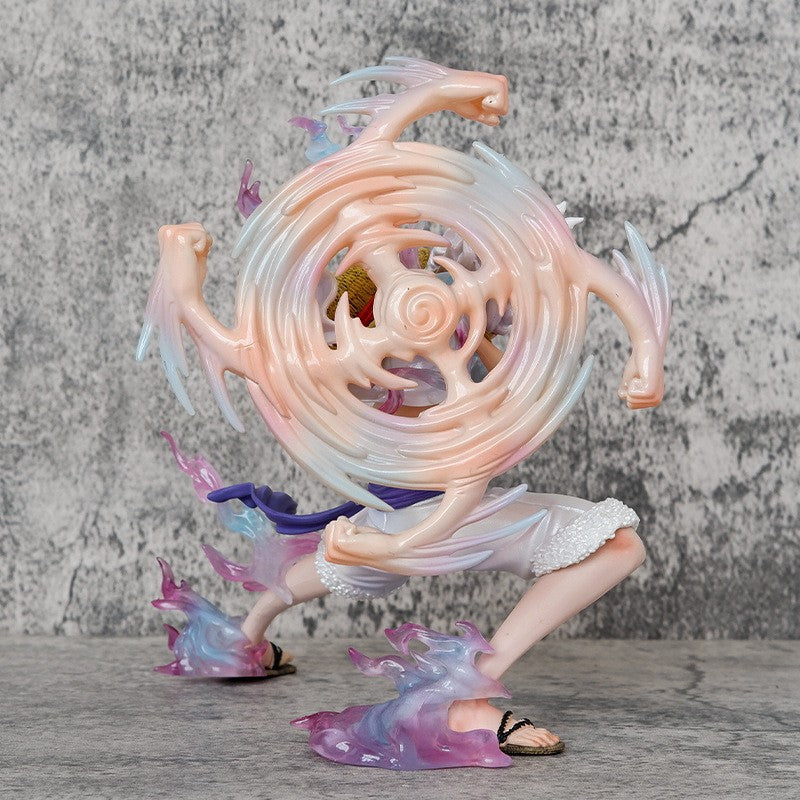 Gear 5 Luffy – Rotating Arm Figure (19cm)