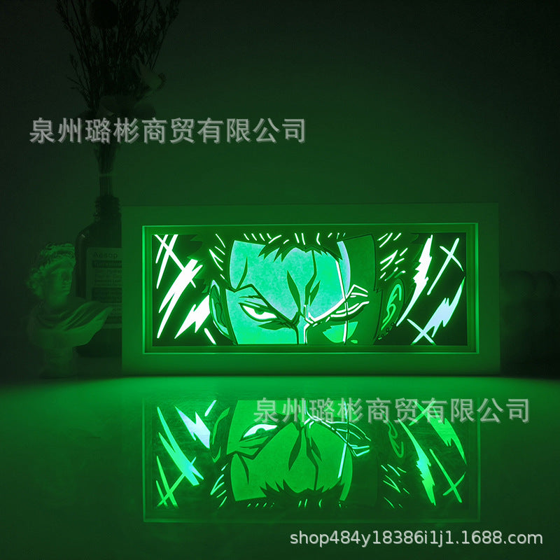 Picture frame anime box lights