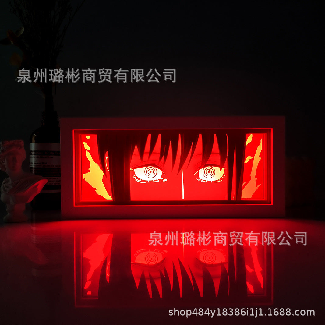 Picture frame anime box lights