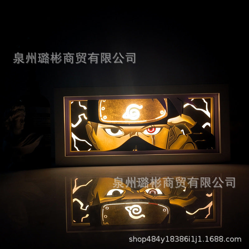 Picture frame anime box lights