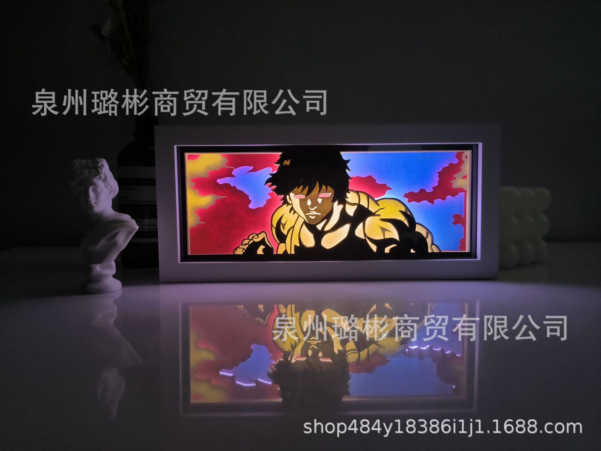 Picture frame anime box lights