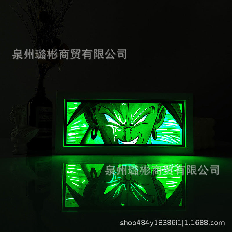 Picture frame anime box lights
