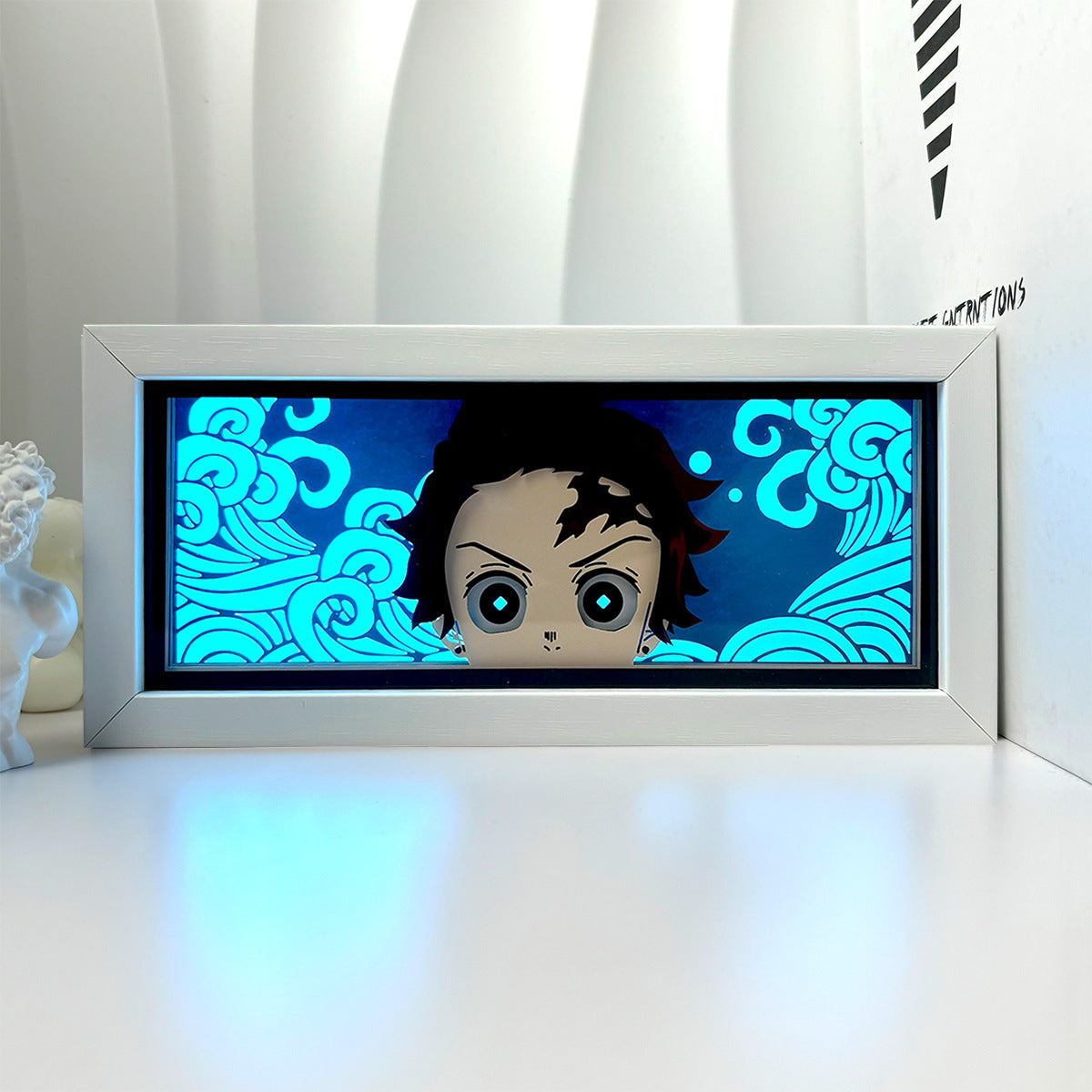 Picture frame anime box lights