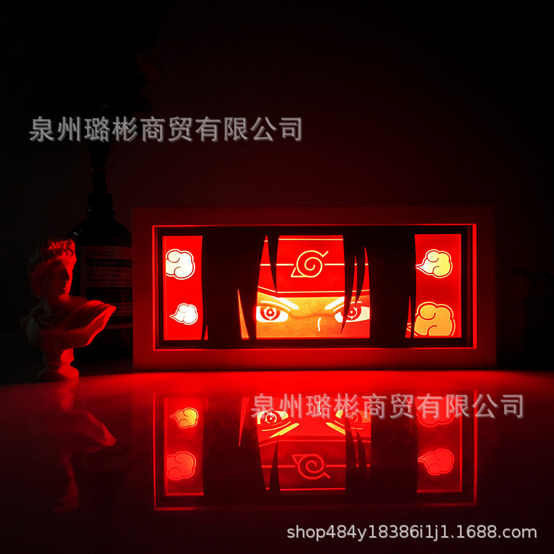 Picture frame anime box lights