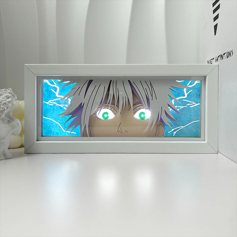 Picture frame anime box lights