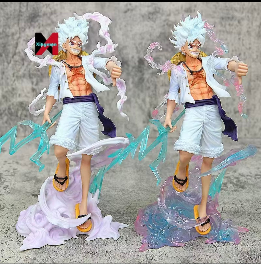 Gear 5 Nika Luffy Thunder Statue – One Piece Premium Collector Figure (26cm)