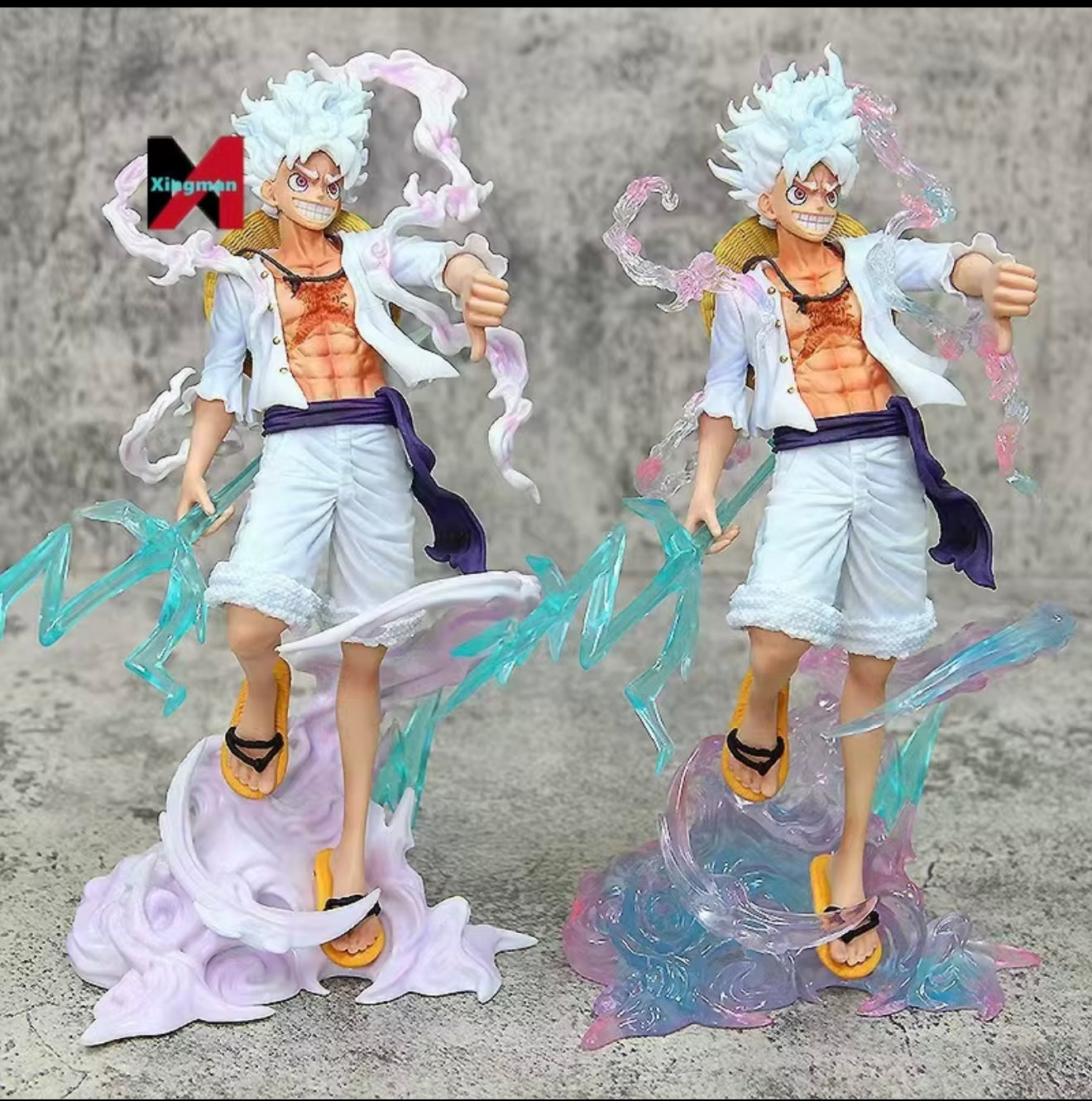 Gear 5 Nika Luffy Thunder Statue – One Piece Premium Collector Figure (26cm)