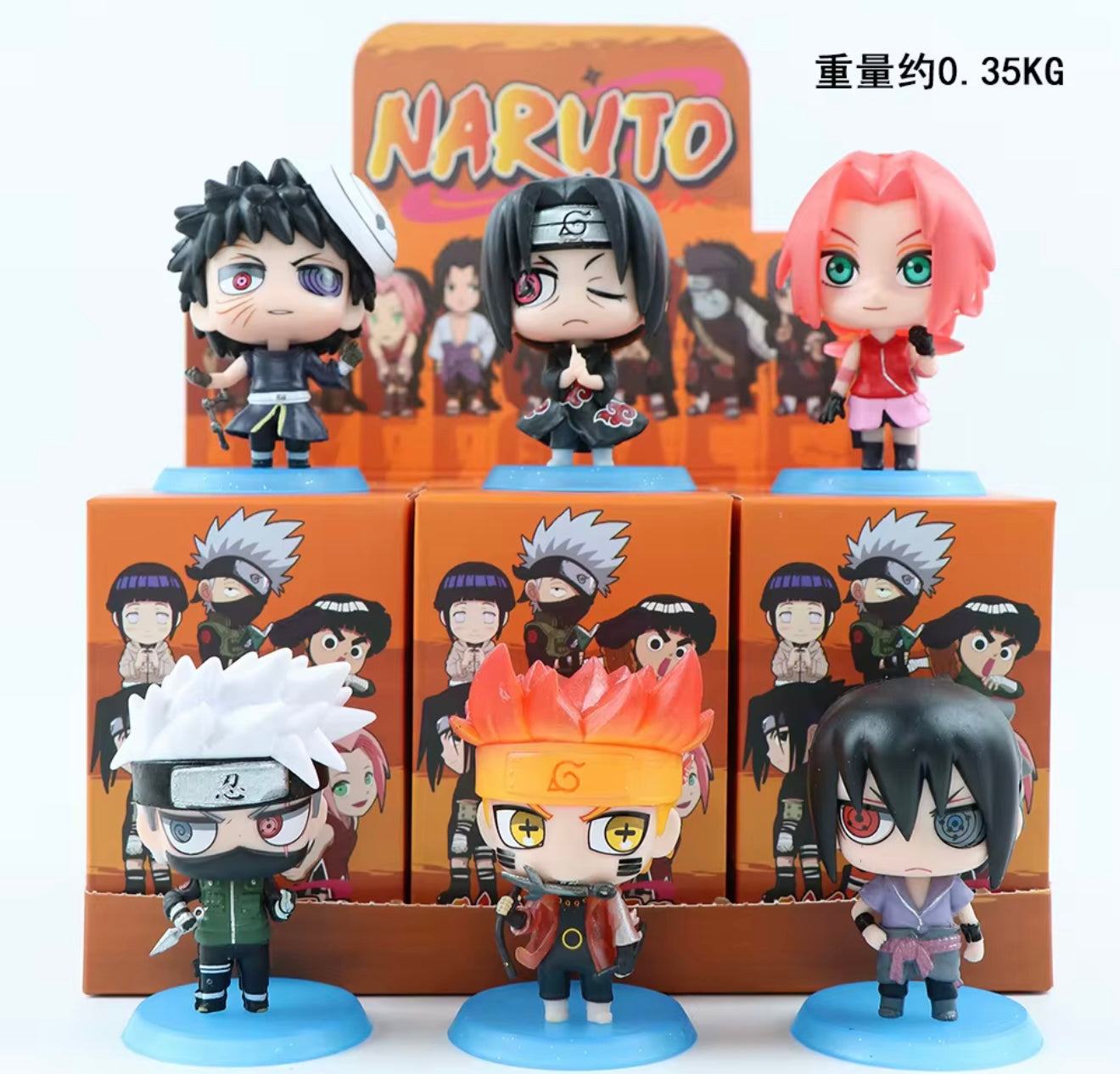 6pcs Naruto figure set-6 character per box
