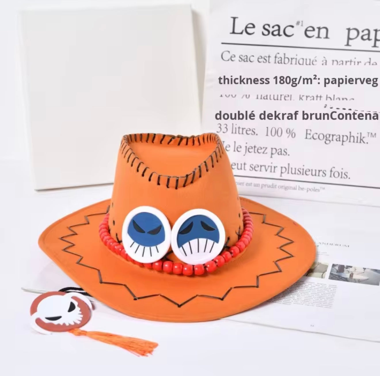 Portgas D. Ace Hat – One Piece Anime Cosplay Hat (Collector’s Edition)