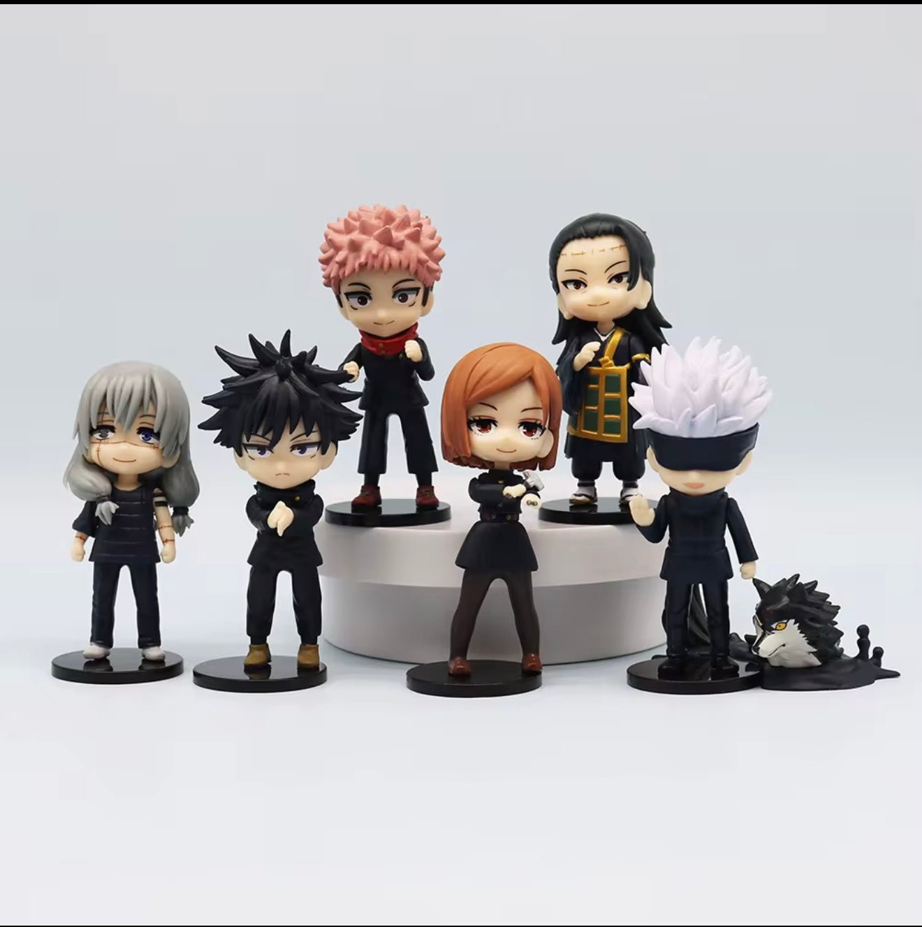 Jujutsu Kaisen mini Figure Set – 7 Characters Complete Collection