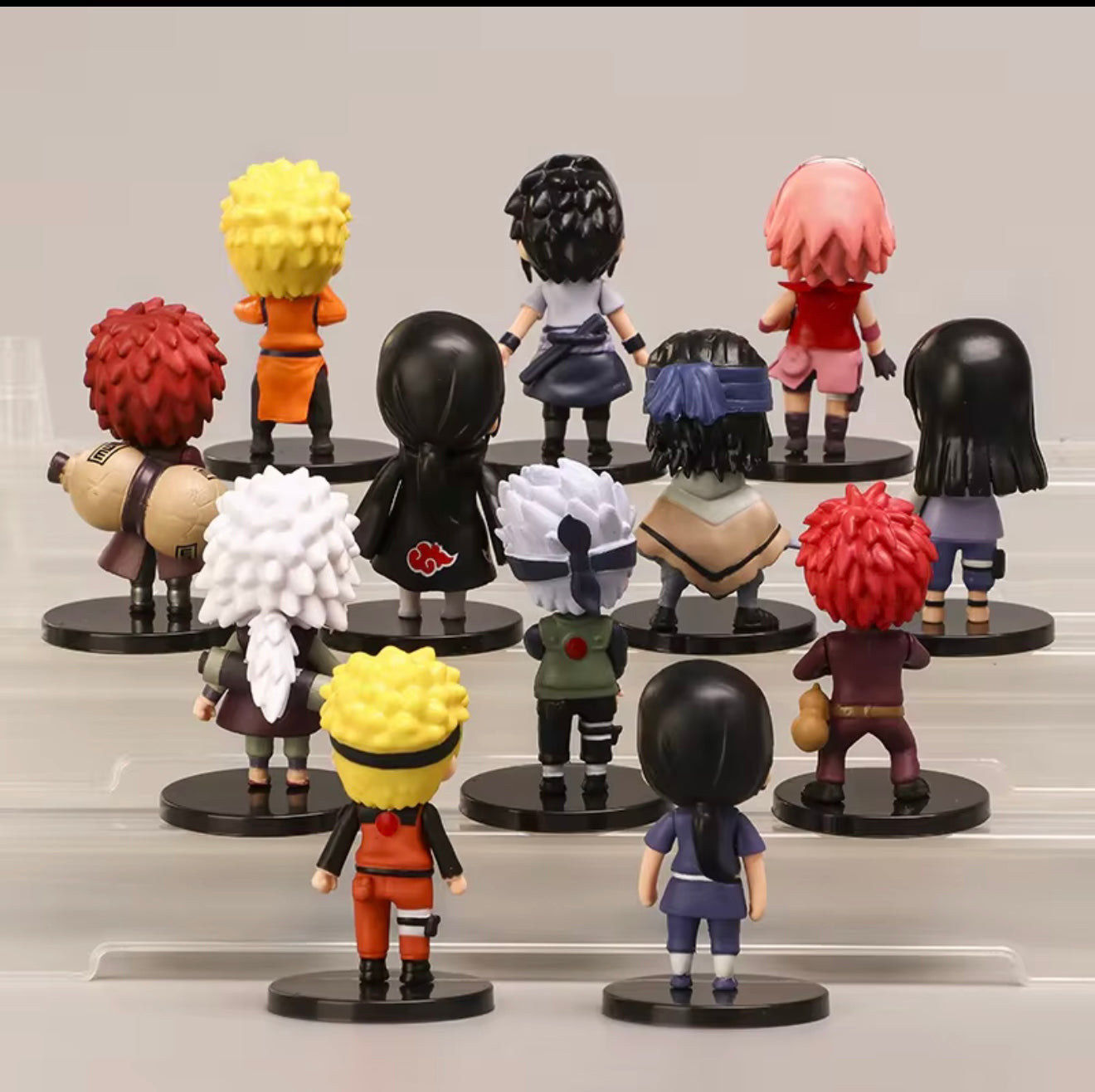 Naruto Chibi Figure Collection Set – 12 Mini Anime Characters set