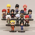 Naruto Chibi Figure Collection Set – 12 Mini Anime Characters set