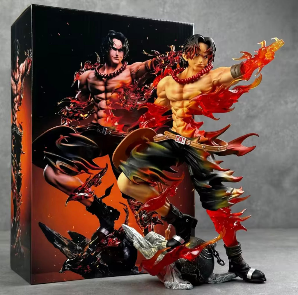Portgas D. Ace Fire Fist GK Figure – One Piece Collector Statue (26cm Premium Edition)