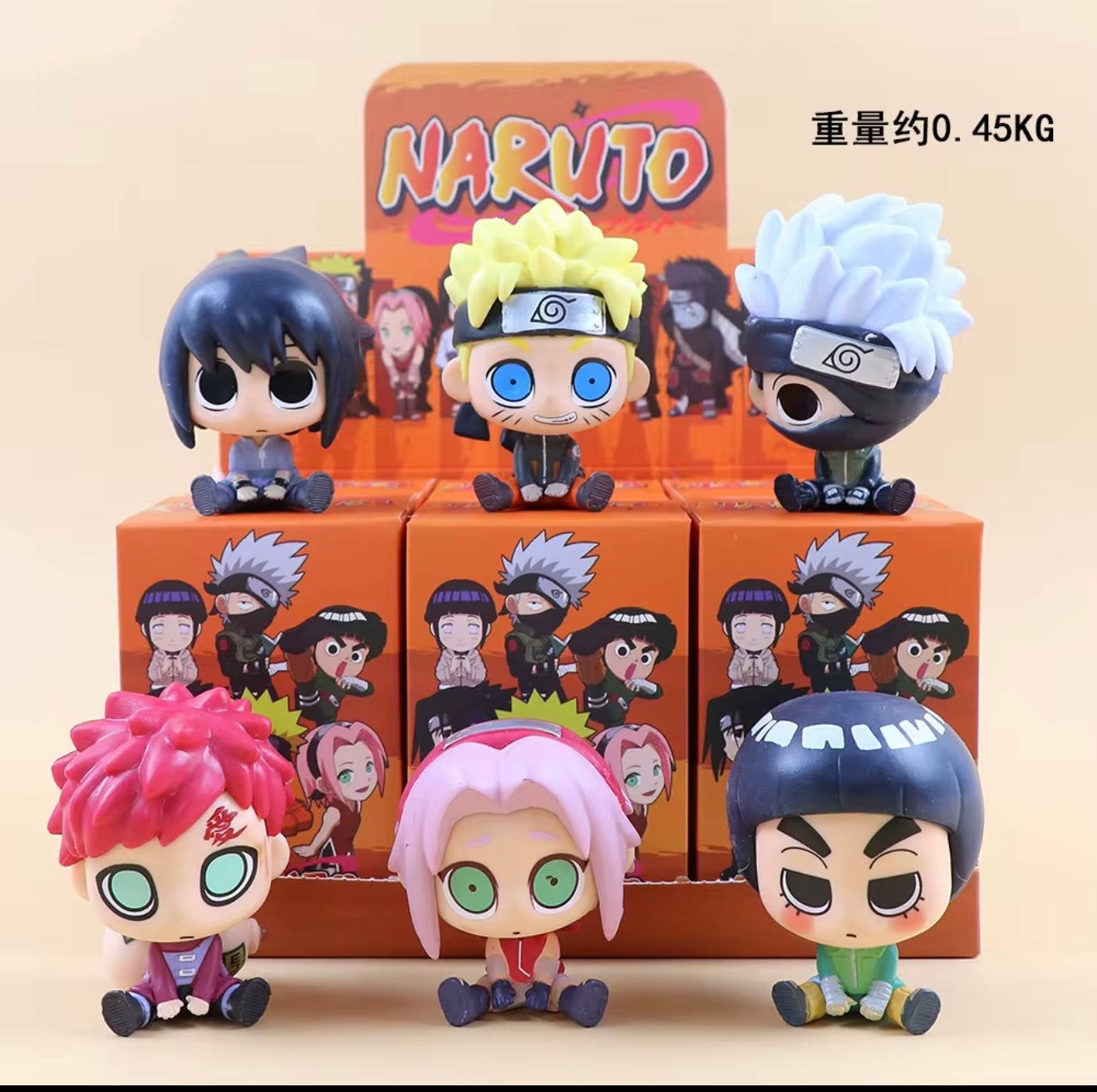 6pcs Naruto figure set-6 character per box