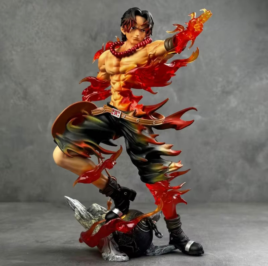 Portgas D. Ace Fire Fist GK Figure – One Piece Collector Statue (26cm Premium Edition)