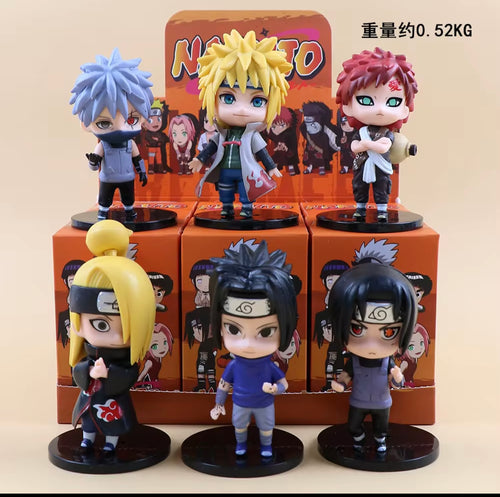 6pcs Naruto figure set-6 character per box