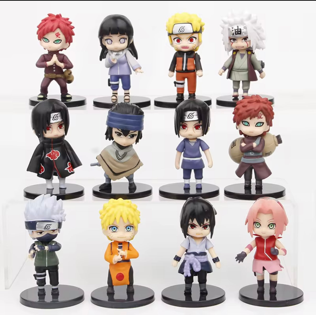 Naruto Chibi Figure Collection Set – 12 Mini Anime Characters set