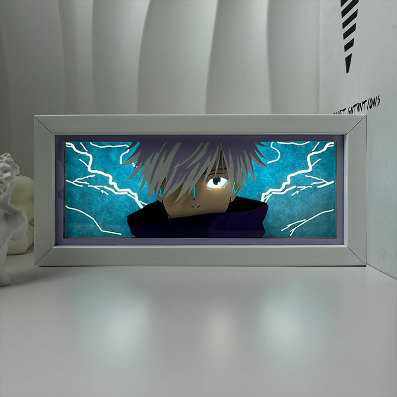 Picture frame anime box lights