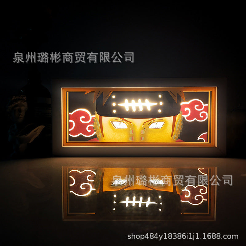 Picture frame anime box lights