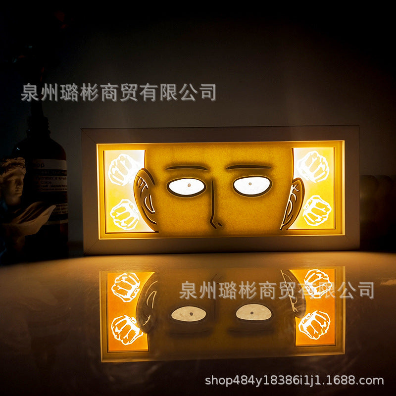 Picture frame anime box lights
