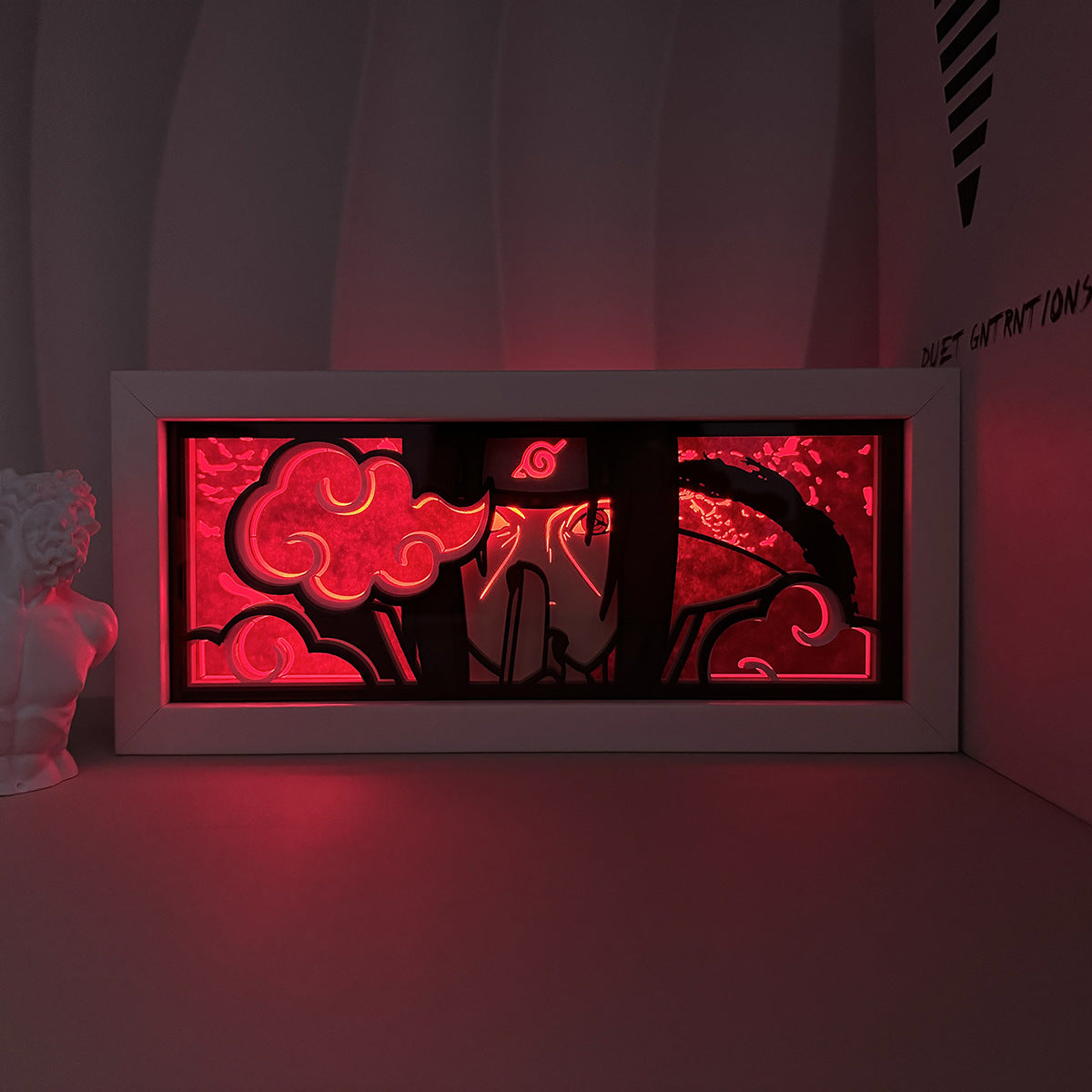 Picture frame anime box lights