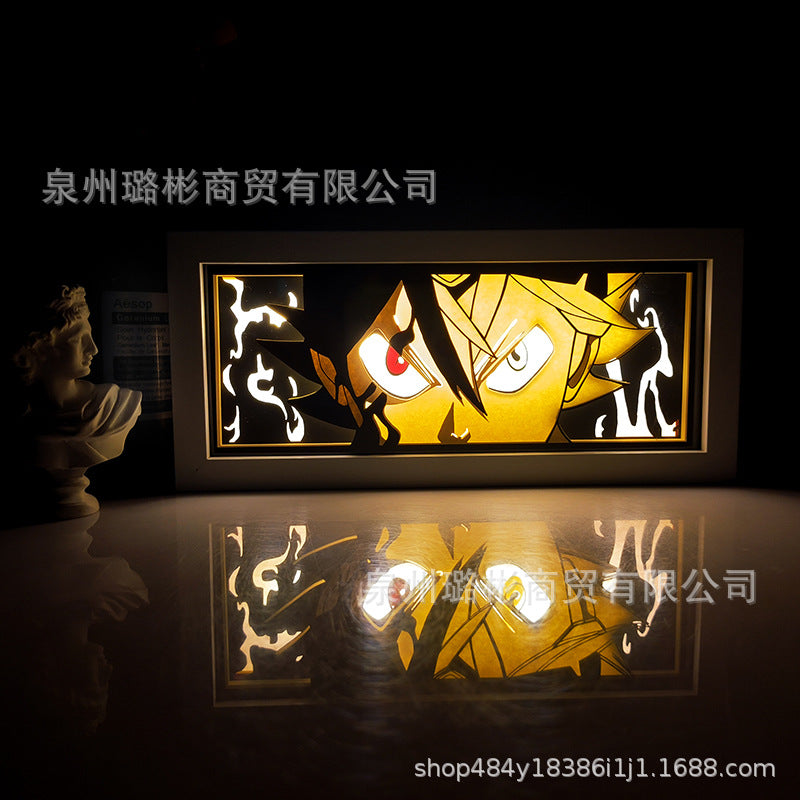 Picture frame anime box lights